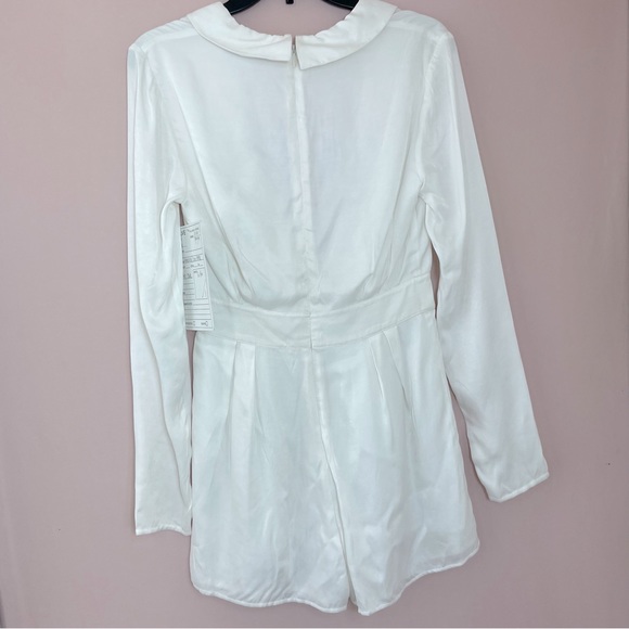 Lovers and Friends Tosh White Long Sleeves Romper Size S - Picture 5 of 7
